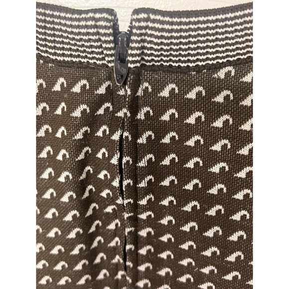 Vintage 70s Fair Isle Brown White Women's Sleeveless Top Medium Unbranded - Picture 5 of 6